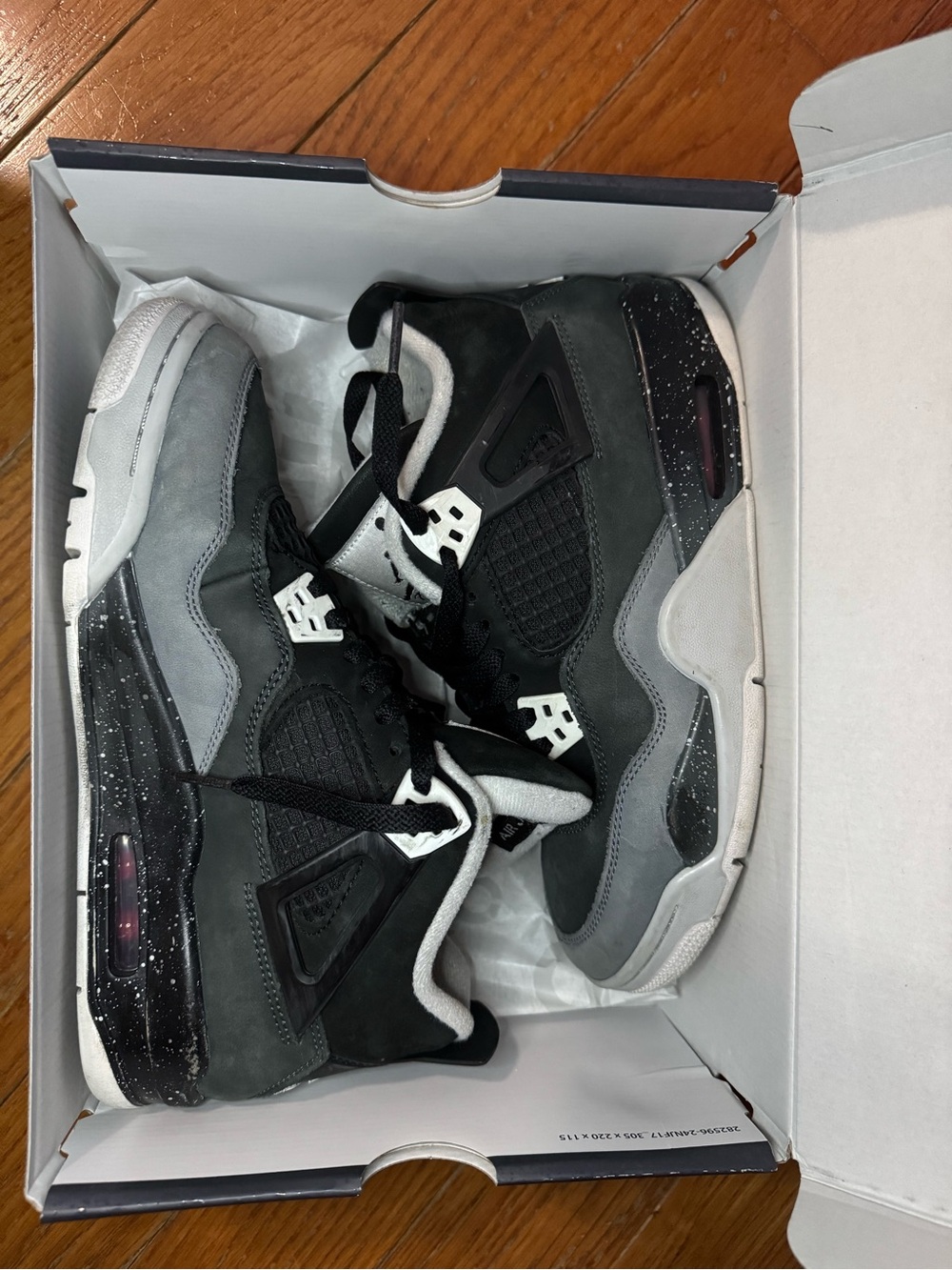 Air Jordan 4 Retro Fear 2024 GS Size 7Y Women’s 8.5 FQ8213-002 OG Box